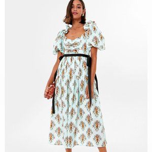 Agua by Agua Bendita Remedios Yerbamora Midi Dress (NWT)